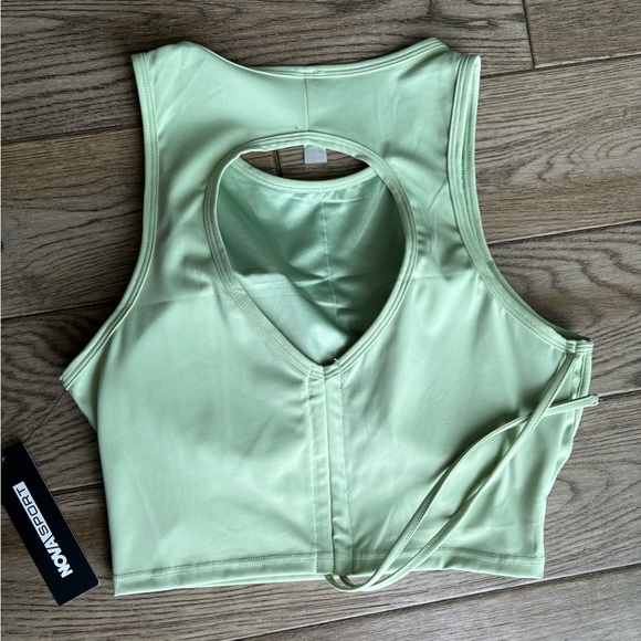 Fashion Nova Pilates Girl Top Sage Size M - Picture 6 of 8